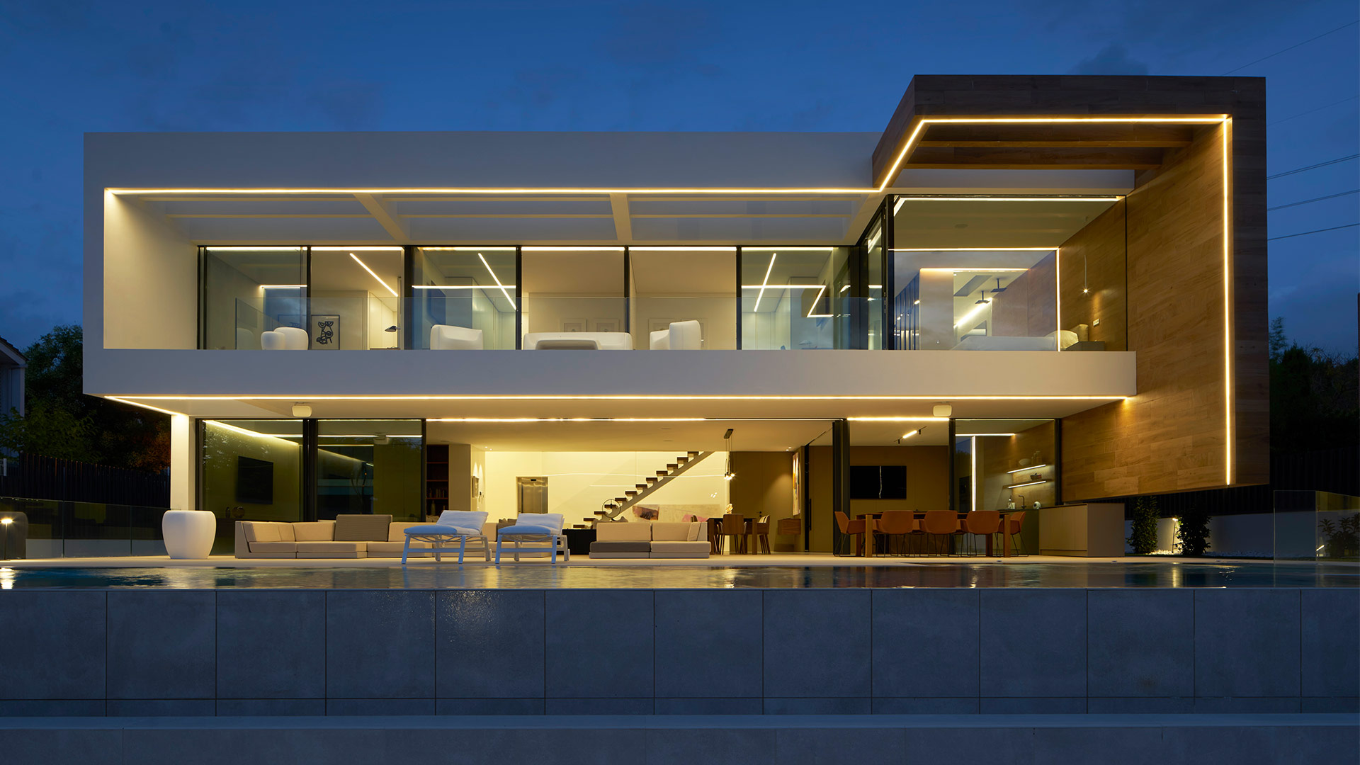 ENE Construccion construction company in Spain. Villa in Valencia. RGB Arquitectos