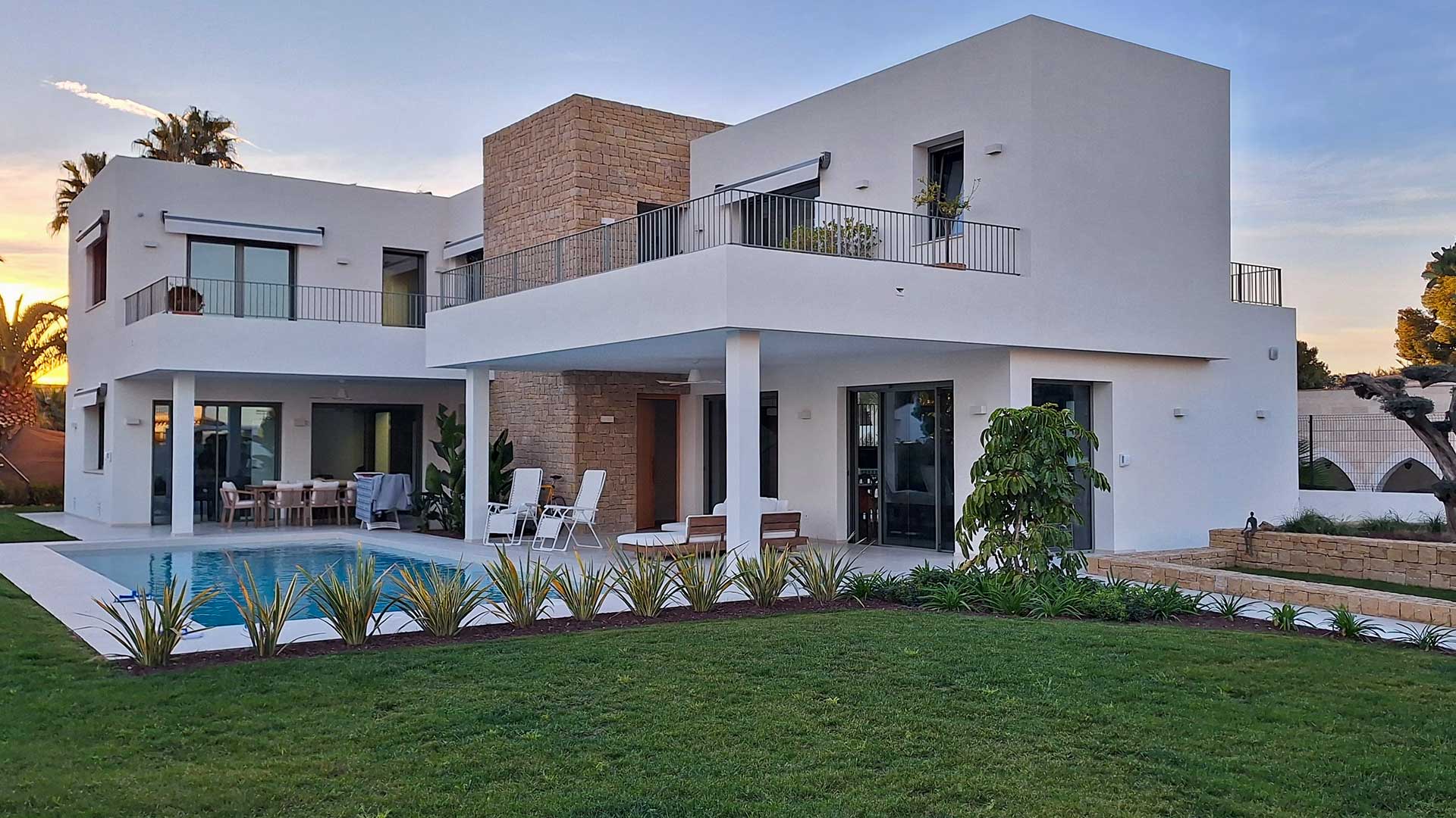Projects Villa in Betera, Bac Estudio, ENE Construcción, construction company in Spain