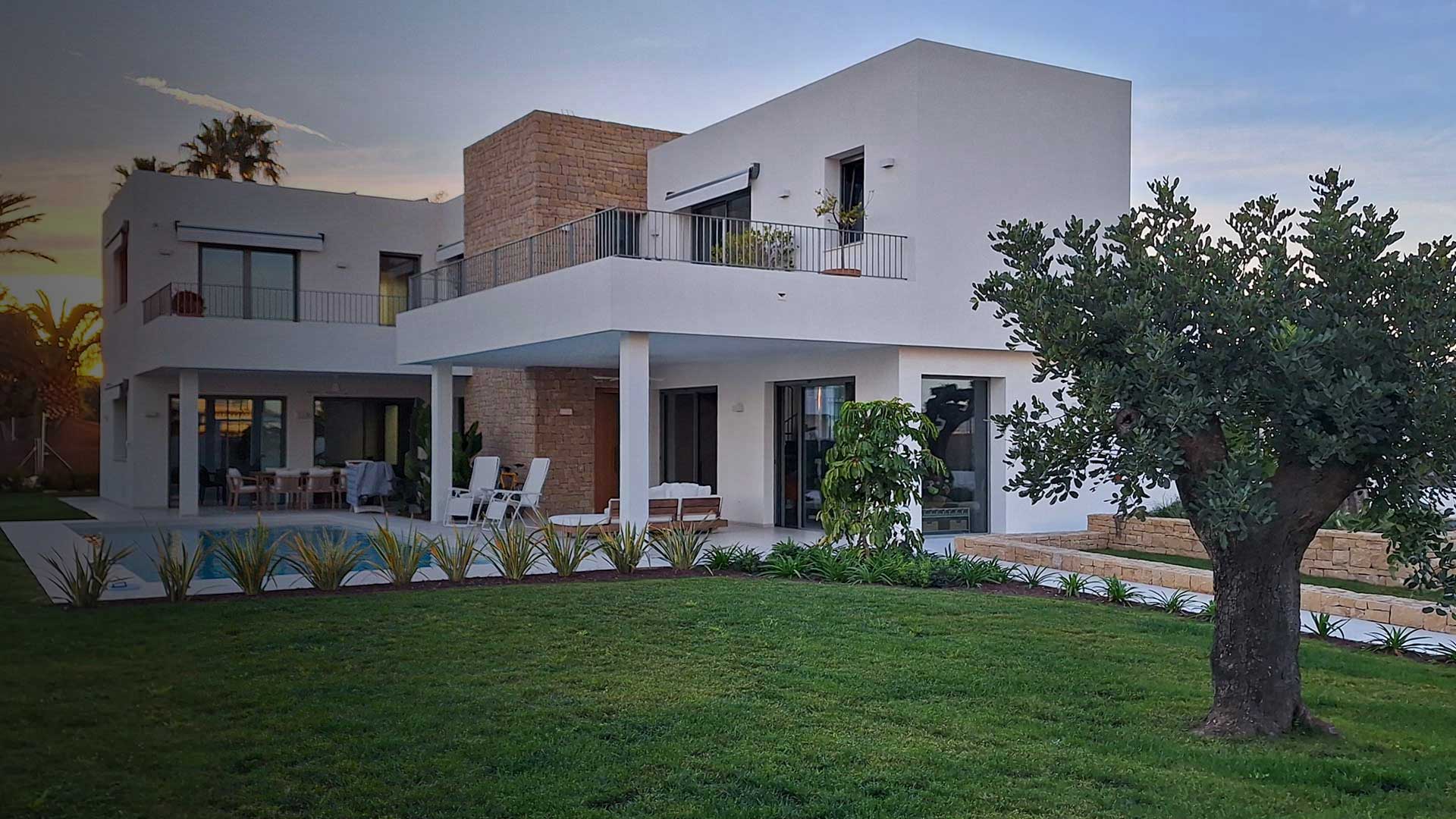 Projects Villa in Betera, Bac Estudio, ENE Construcción, construction company in Spain