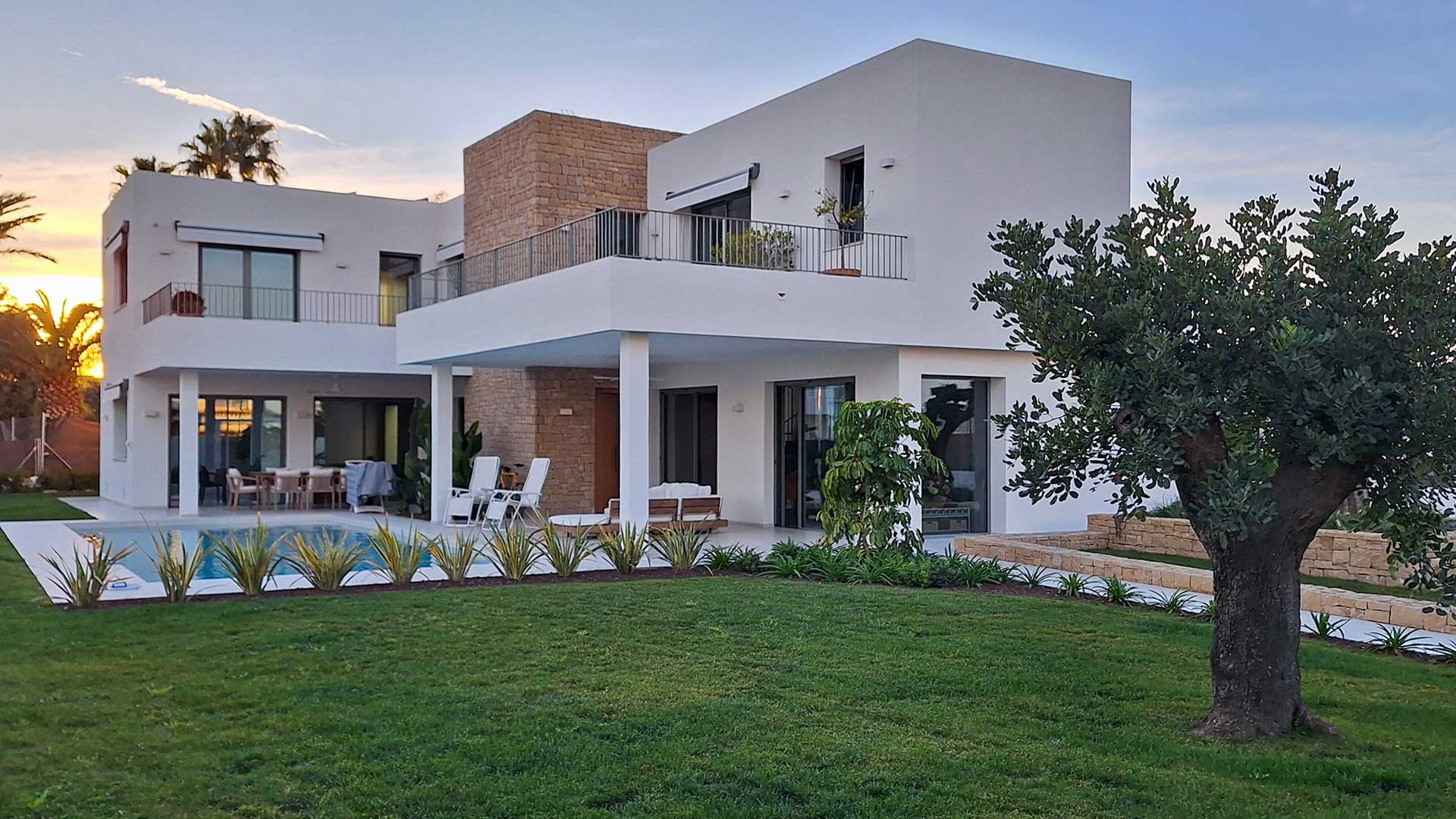 Projects Villa in Betera, Bac Estudio, ENE Construcción, construction company in Spain