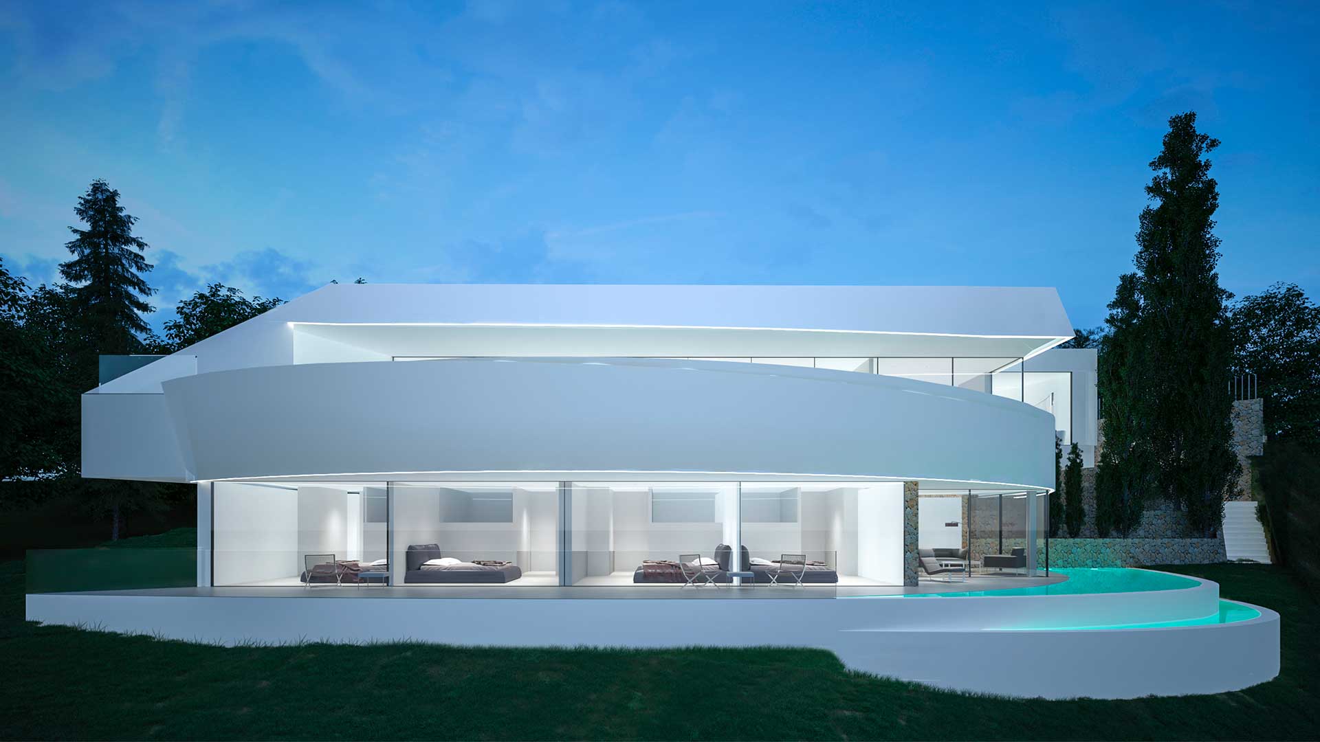 Proyectos Villa Javea, Vivienda unifamiliar, ENE Construcción, constructora en España