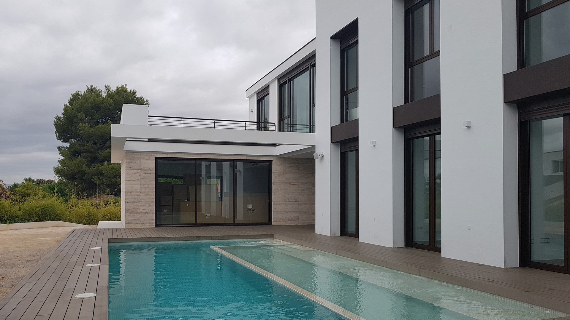 Vivienda unifamiliar en Valencia. ENE Construcción, constructora en España, RGB Arquitectos