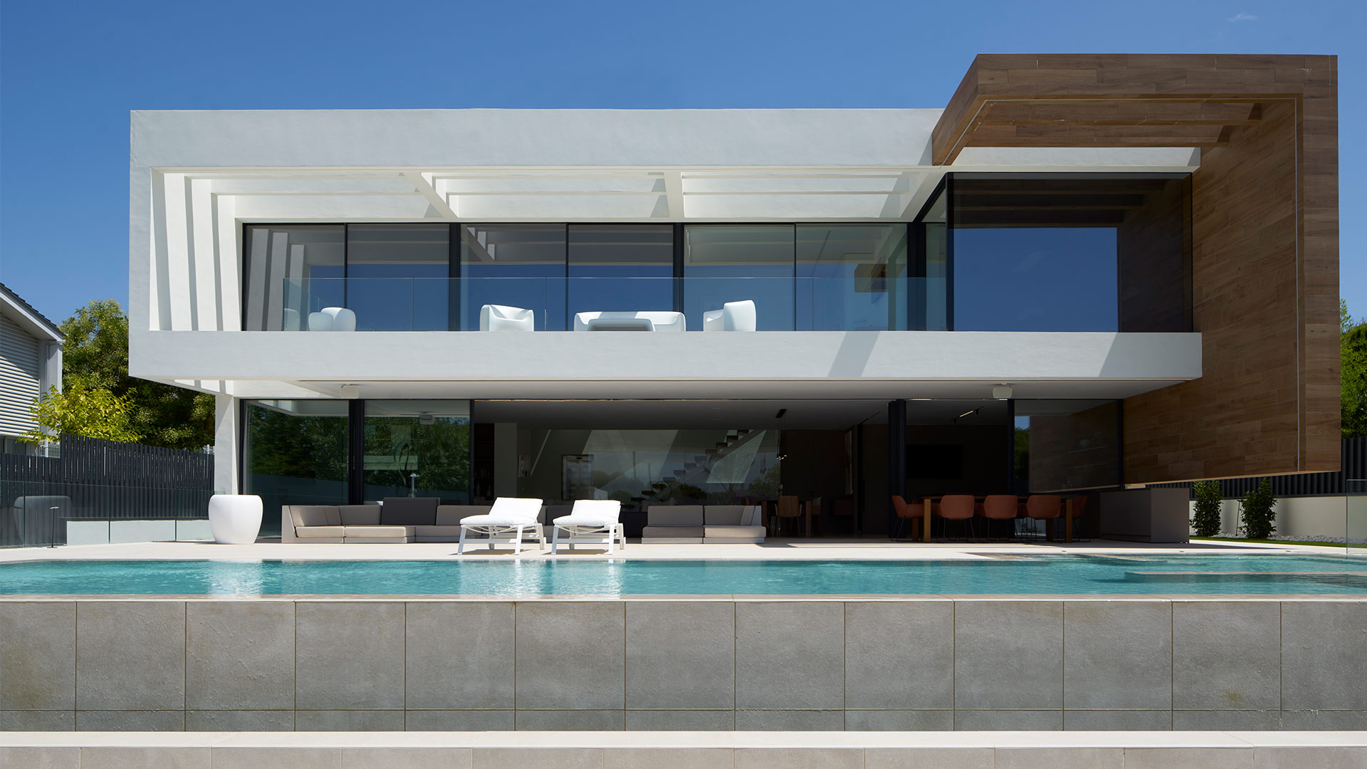 ENE Construcción, villa de lujo, vivienda unifamiliar en Valencia, España, RGB Arquitectos