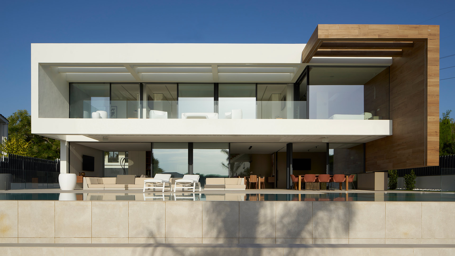 ENE Construcción, villa de lujo, vivienda unifamiliar en Valencia, España, RGB Arquitectos