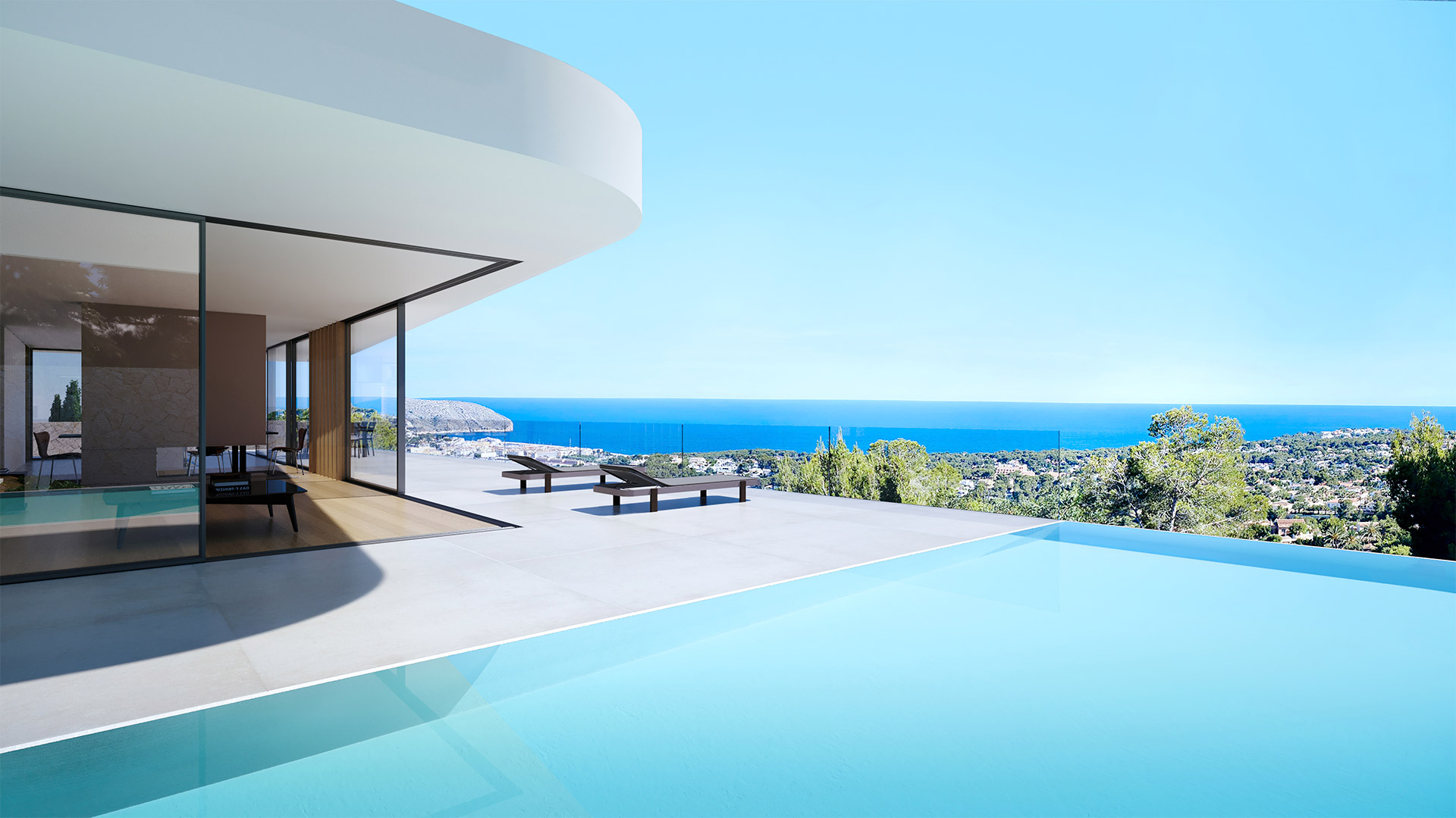 ENE Construcción, villa Olga, vivienda unifamiliar en Moraira, España