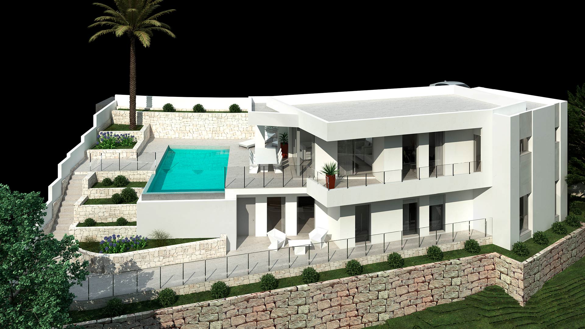 Proyectos Villa Amilia, Vivienda unifamiliar, ENE Construcción, constructora en España