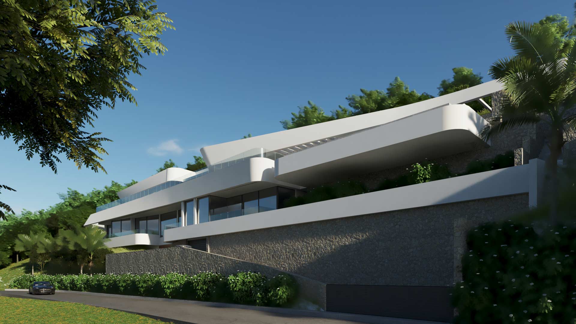Proyectos Villa en Altea, Vivienda unifamiliar, ENE Construcción, constructora en España