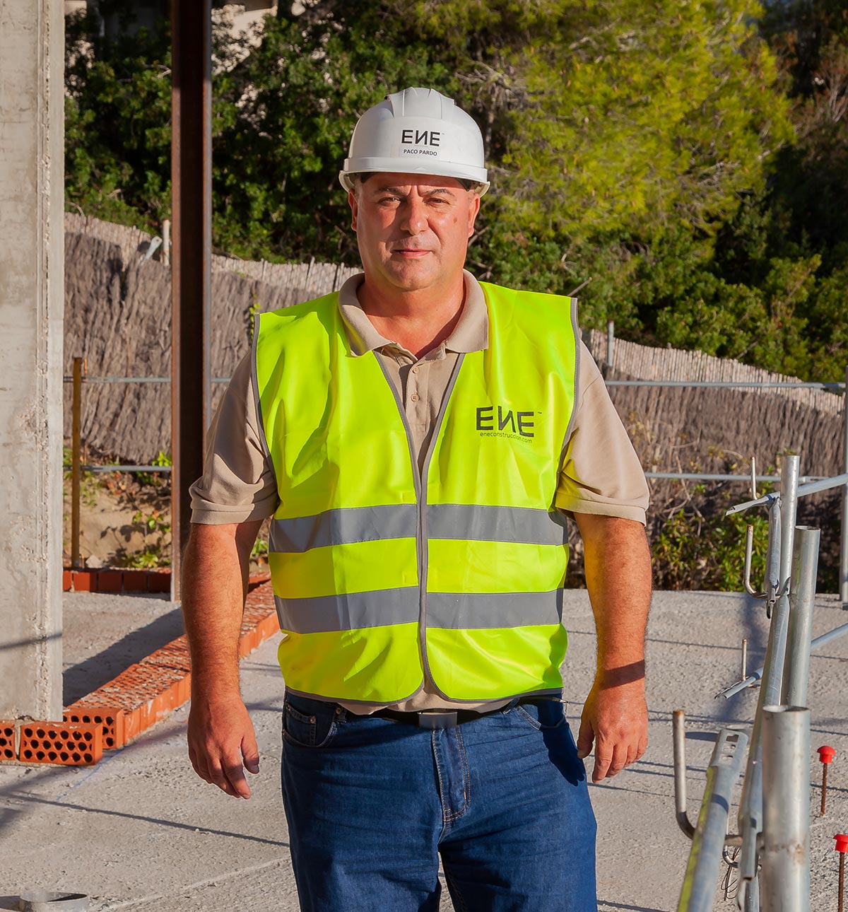 Francisco Pardo Rech. Equipo ENE Construcción. Constructora en Alicante, España