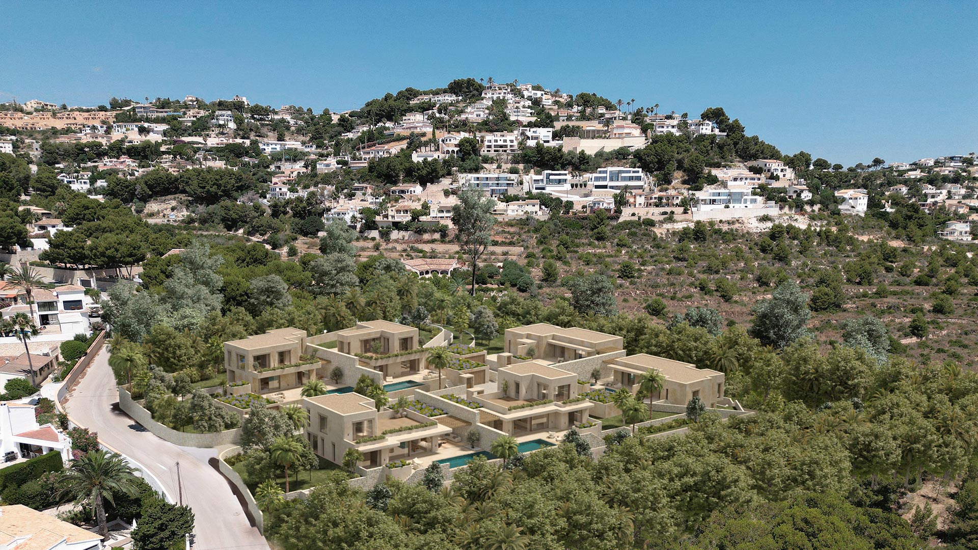 Residencial Moraira. ENE Construcción, constructora en España