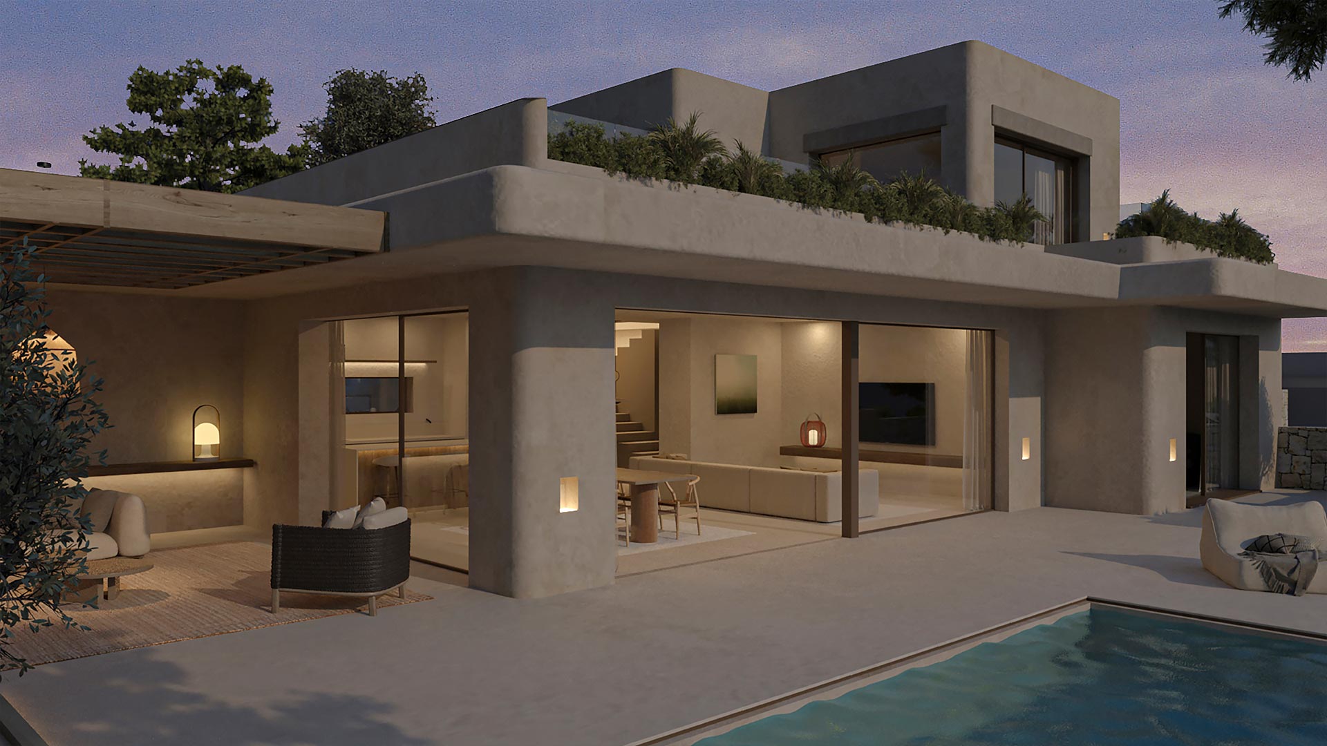 Residencial Moraira. ENE Construcción, constructora en España