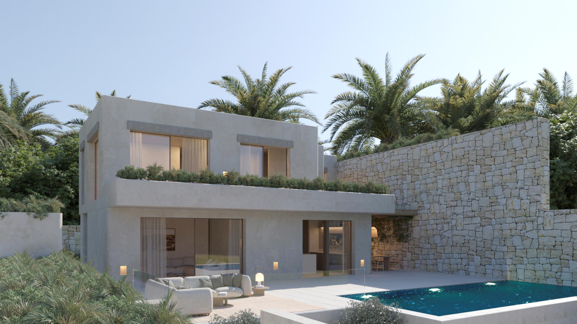 Residencial Moraira. ENE Construcción, constructora en España