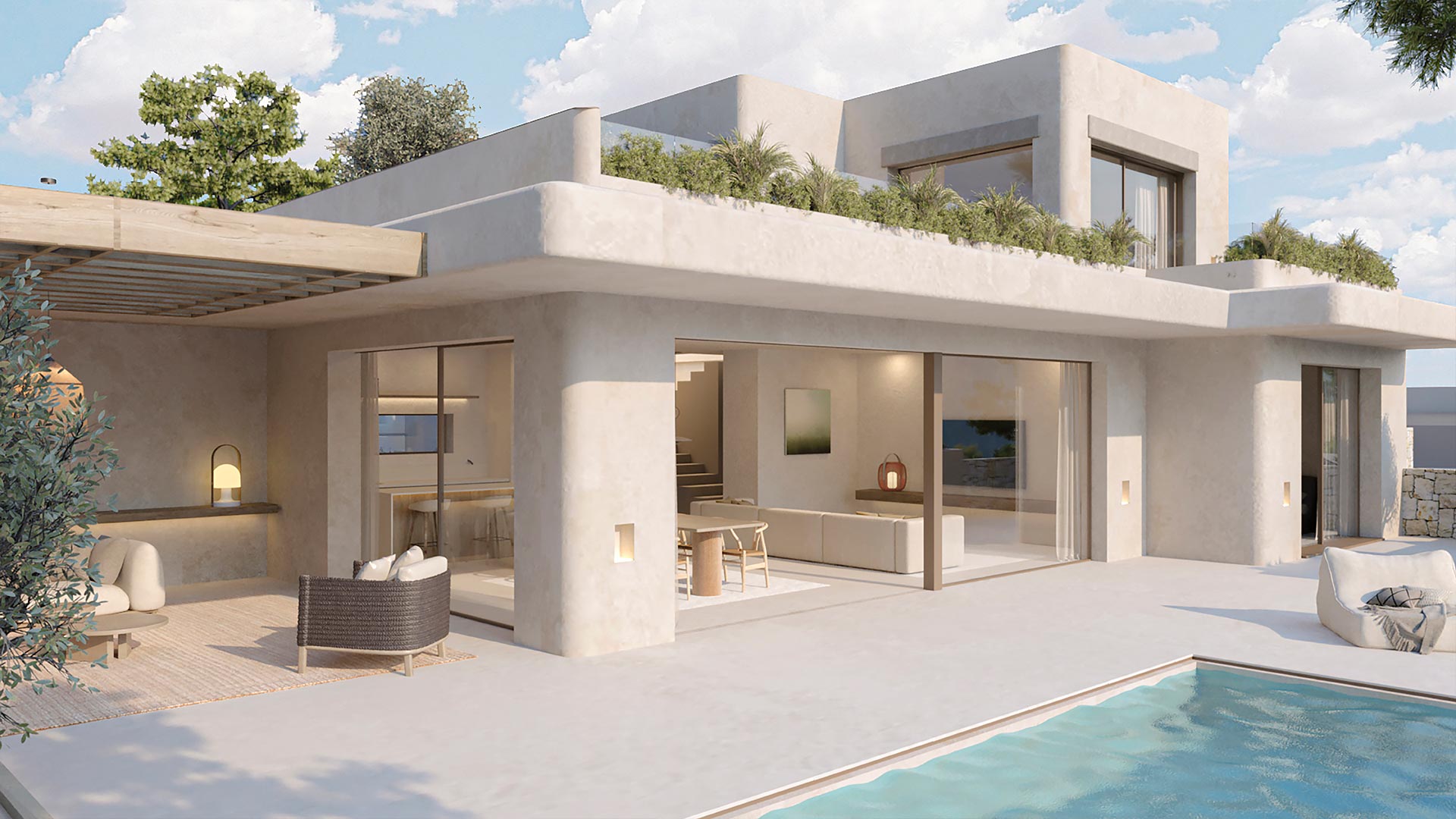 Residencial Moraira. ENE Construcción, constructora en España