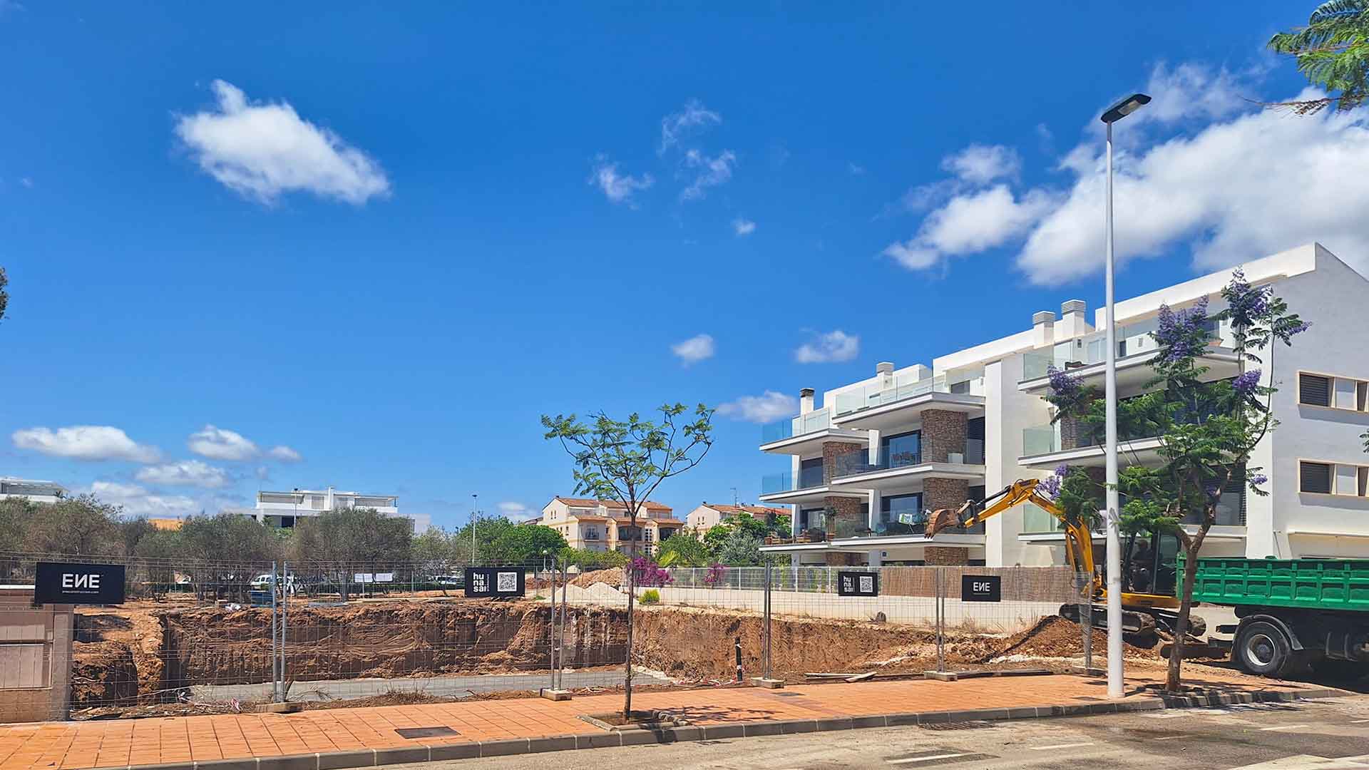 Residencial en Jávea, edificio de 9 apartamentos, ENE Construcción, constructora en España