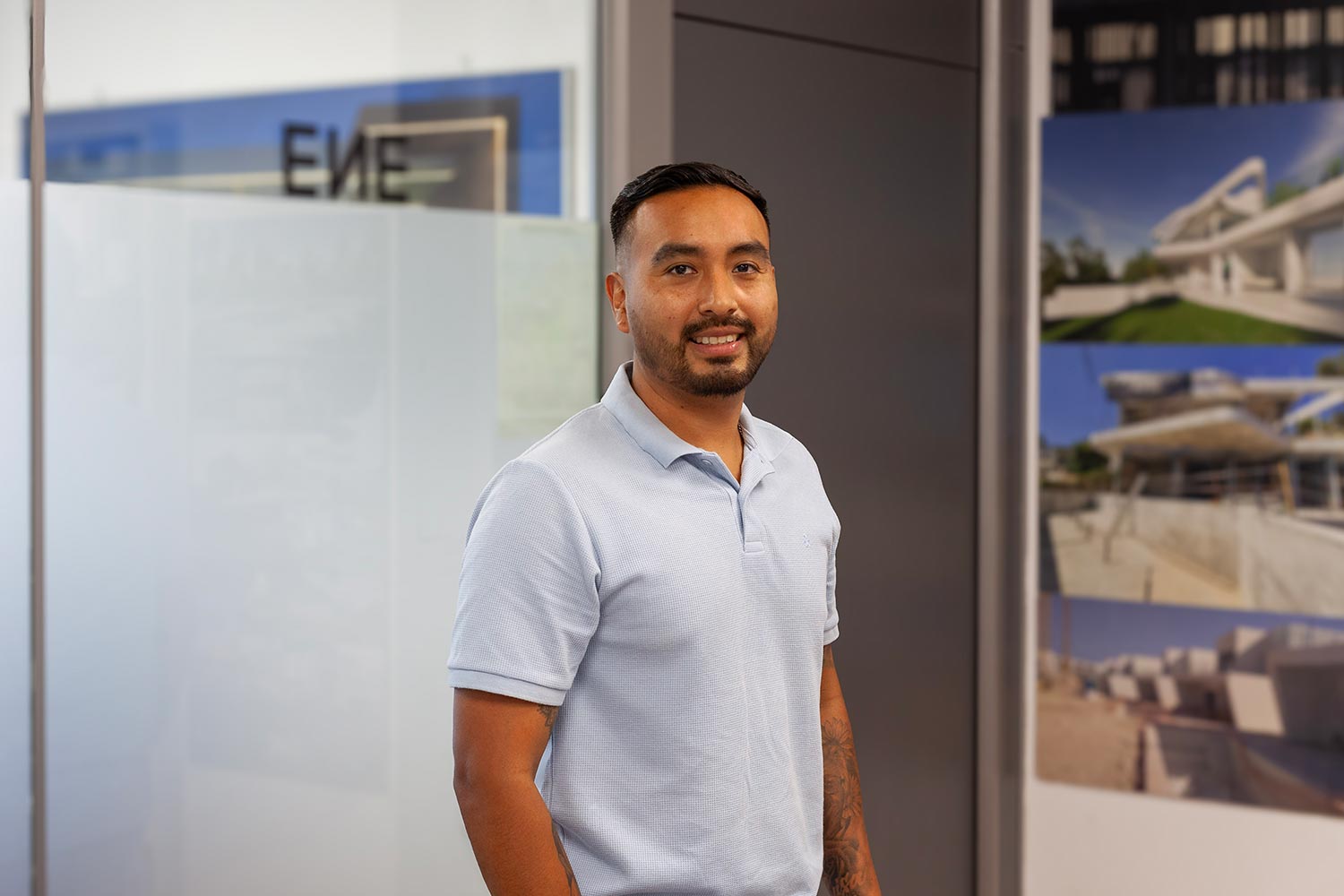 Luis Arturo Chimoy. Equipo ENE Construcción. Constructora en Valencia, España