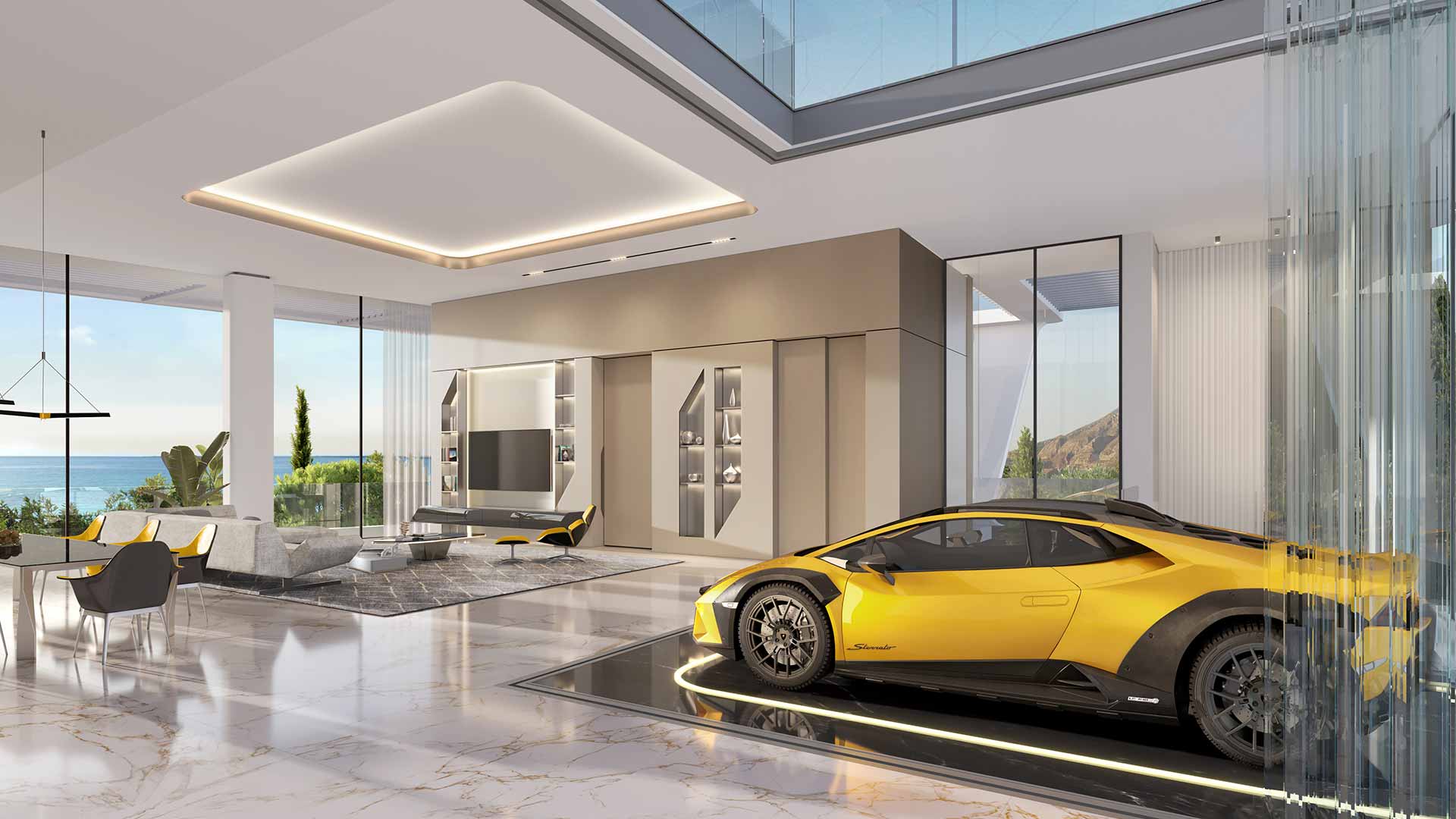 Proyectos Tierra Viva, con un diseño inspirado en Automobili Lamborghini, ENE Construcción, constructora en España
