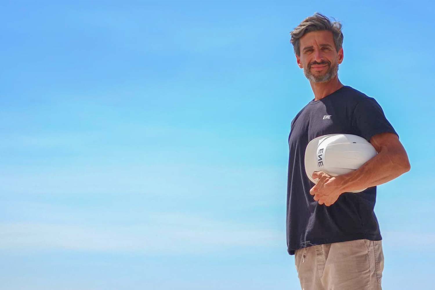 Cristian Santuch. Equipo ENE Construcción. Constructora en Estepona, España